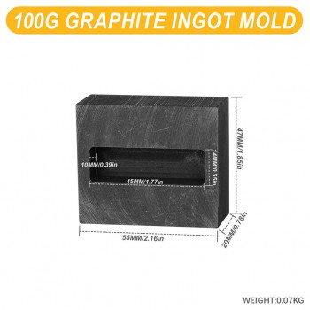 Graphite Ingot Molds for Gold Silver Metal Melting Casting