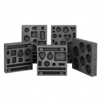 Porous Shaped Jewelry Making Graphite Ingot Molds for Gold Silver Metal Melting Casting