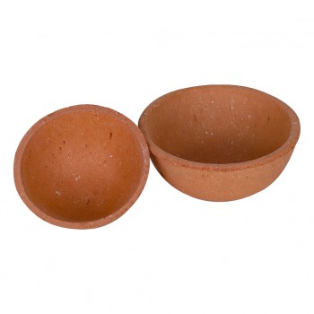 Red Clay Crucible Bowl for Gold and Silver Metal Smelting and Casting Refining