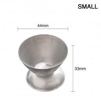 Stainless Steel Round Alum Cups for Jewelry Processing Gold Striking Tools