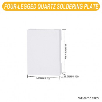 Square Ceramic Welding Plate Quartz Refractory Brick