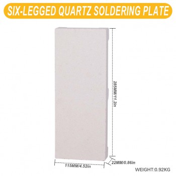 Square Ceramic Welding Plate Quartz Refractory Brick