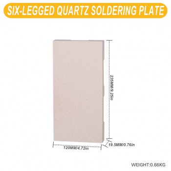 Square Ceramic Welding Plate Quartz Refractory Brick