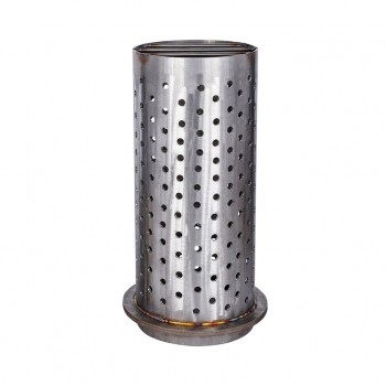 8.6 Inches Stainless Steel Jewelry Making Vacuum Casting Flask Perforated Flanged Design