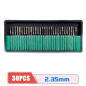 30Pcs Jewelry Making Diamond Burrs Drill For Dremel Craftsman Rotary Tool