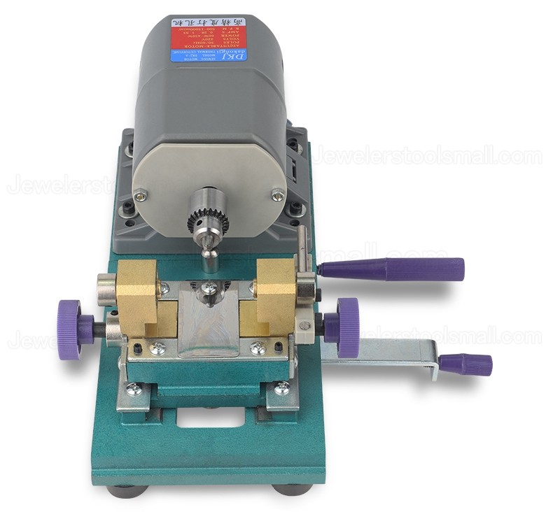 420W Amber Holing Machine Stone Pearl Drilling Machine Jewelry Making Equipment Beading Polishing Tools Grey Color