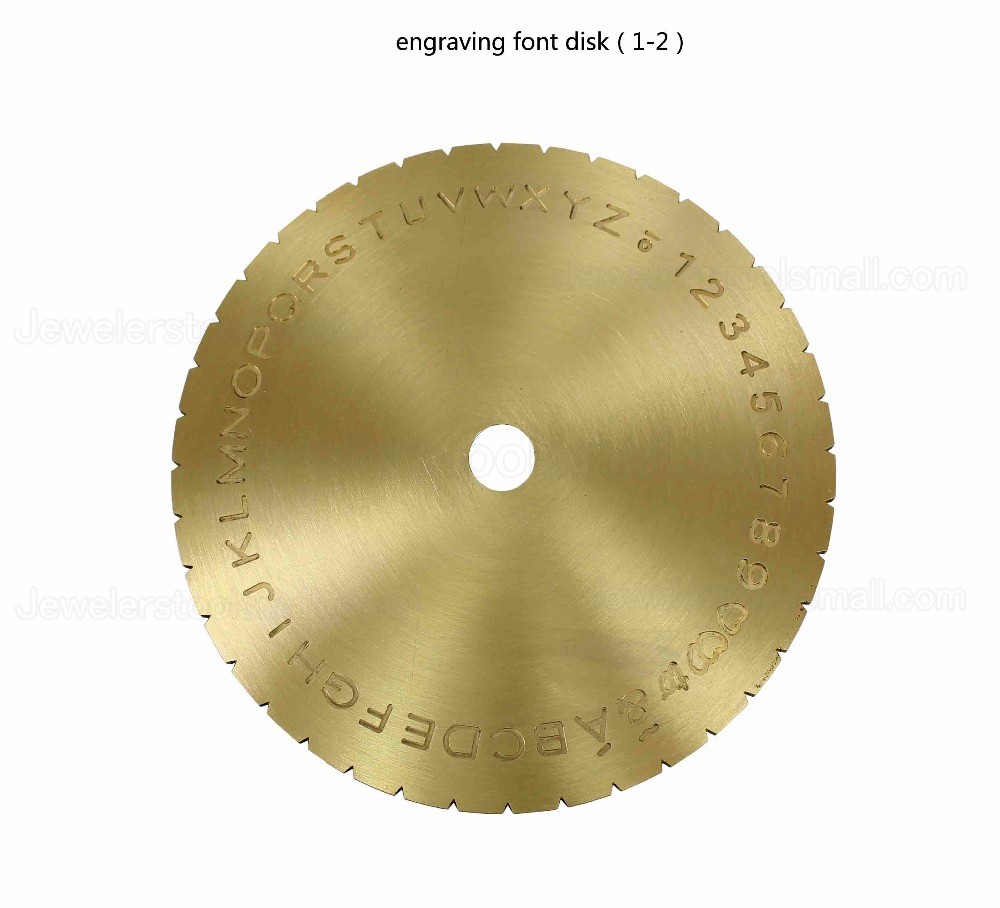 Arabic Letter New Letter Type Dial Font Disc Modern Block Inside Ring Engraving Machine 12.7cm