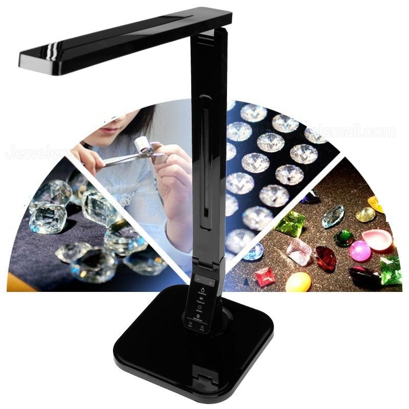 Jewelry Diamond Grading Bench Lamp LED Gemstone Lamp Adjustable USB Slot