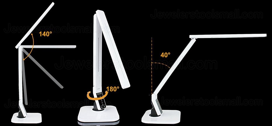 Jewelry Diamond Grading Bench Lamp LED Gemstone Lamp Adjustable USB Slot
