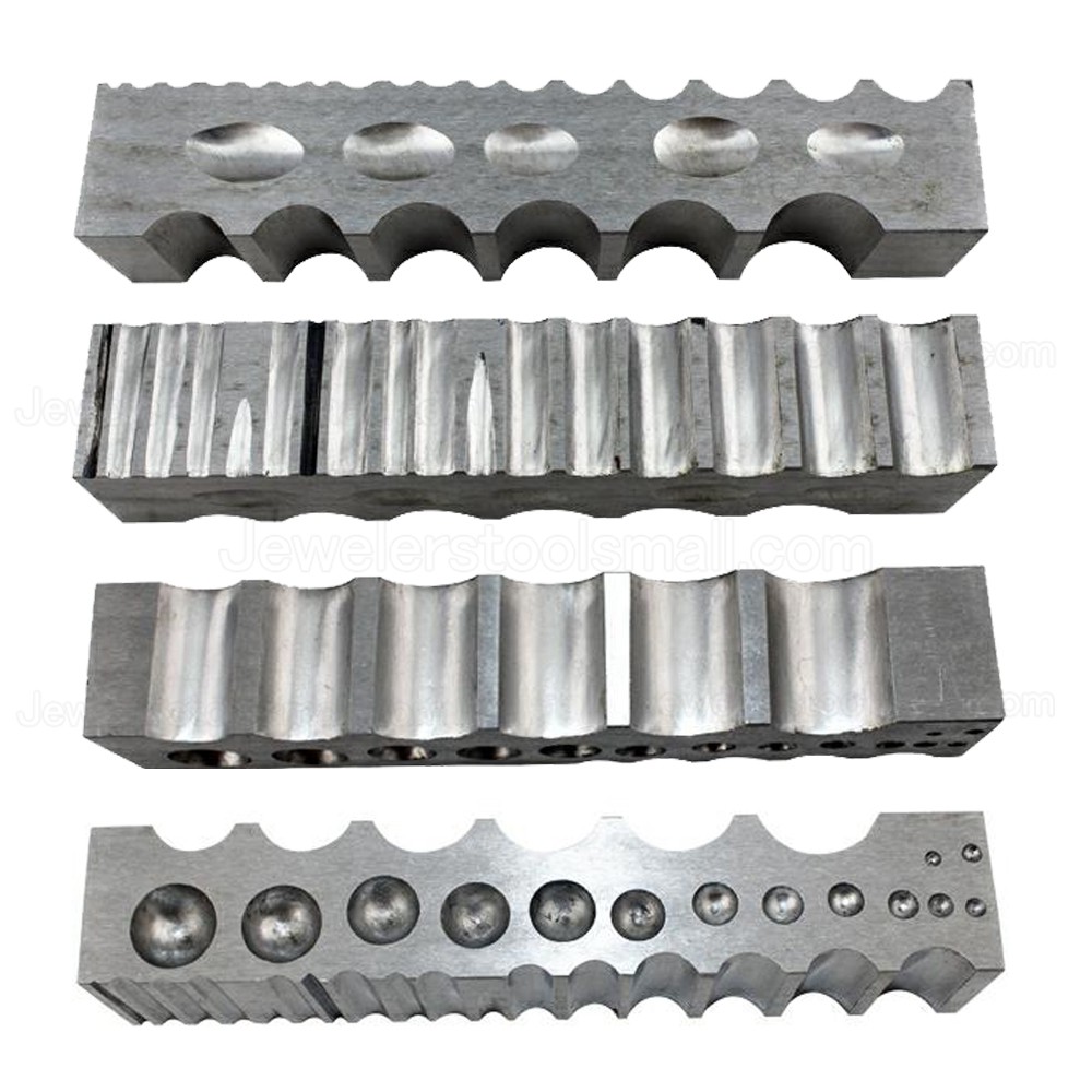 2KG Jewelry Bending & Shaping Tool Steel Block Design Forming Block Dapping