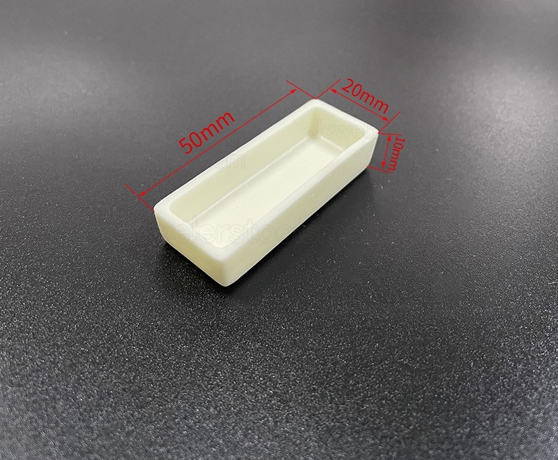 Ceramic Crucible Boat Sample Holder Tube Furnace Corundum Crucible Lab Porcelain Combustion Boat