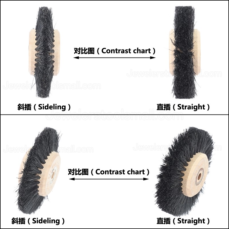 10Pcs Jewelry Abrasive Polishing Wheel Bristle Thread Mounted for Jewelry Potary Tools Accessories Abrasive Brush Polishing Brush
