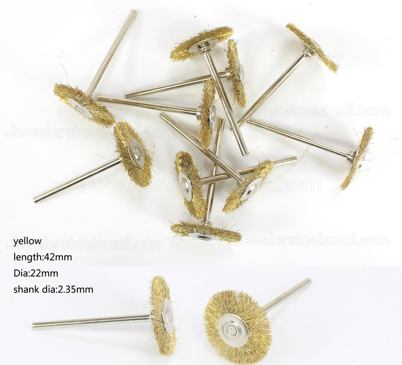 100Pcs/144Pcs Abrasive Brushes Dremel Accessories Jewelry Polishing Wheel Set Suit for Dremel Rotary Tools T Shape 22*2.35mm