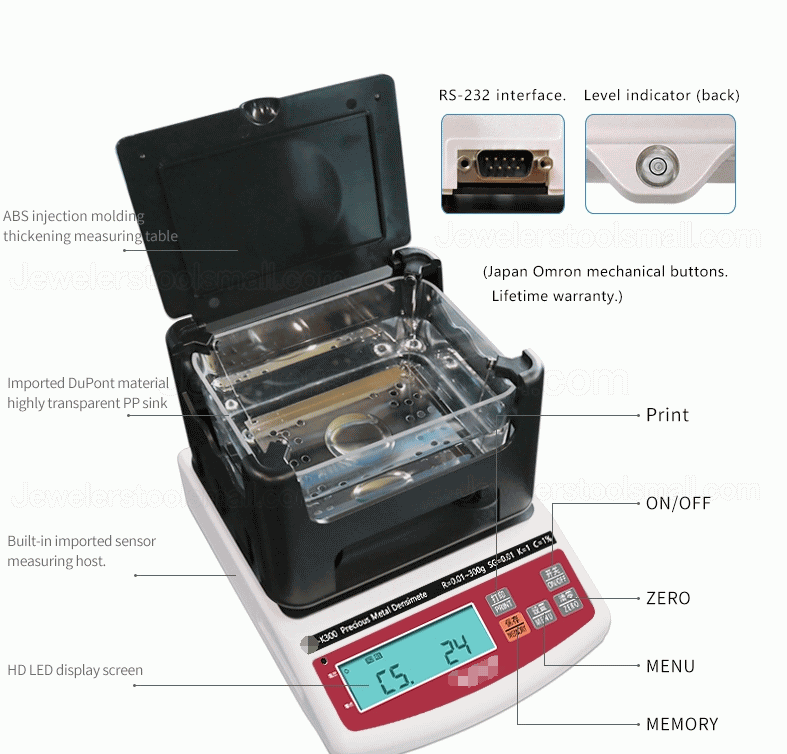 Electronic Precious Metal Tester Machine 0.01-600g Gold Purity Tester Price Analyzer