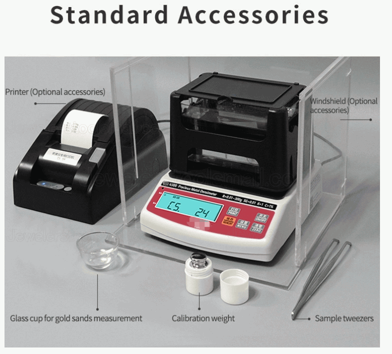 Electronic Precious Metal Tester Machine 0.01-600g Gold Purity Tester Price Analyzer