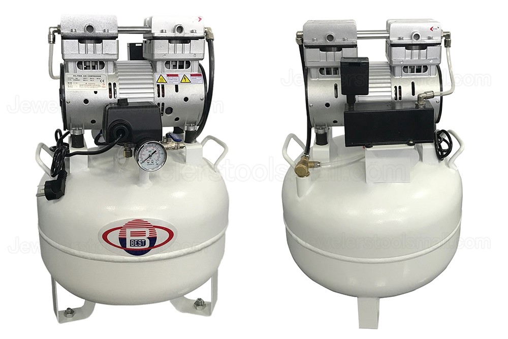 Best BD201 Portable Air Compressor Noiseless Oiless 1HP One-Drive-Two for Jewelry Making Lab Automation Fields Best BD201 Portable Air Compressor Noiseless Oiless 1HP One-Drive-Two for Jewelry Making Lab Automation Fields