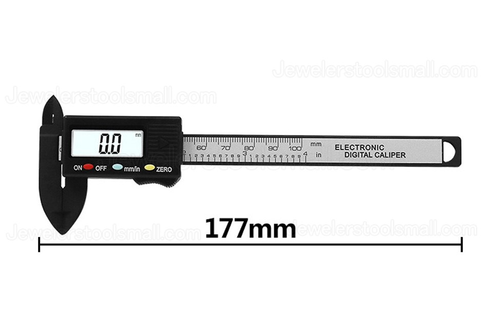 1Pcs 0-100mm Electronic Digital Vernier Caliper Gauge Measuring Tool Measuring Calibre for jewelry measurement
