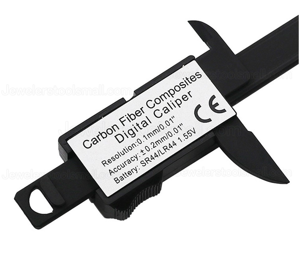 1Pcs 0-100mm Electronic Digital Vernier Caliper Gauge Measuring Ruler for Jewelry Measurement