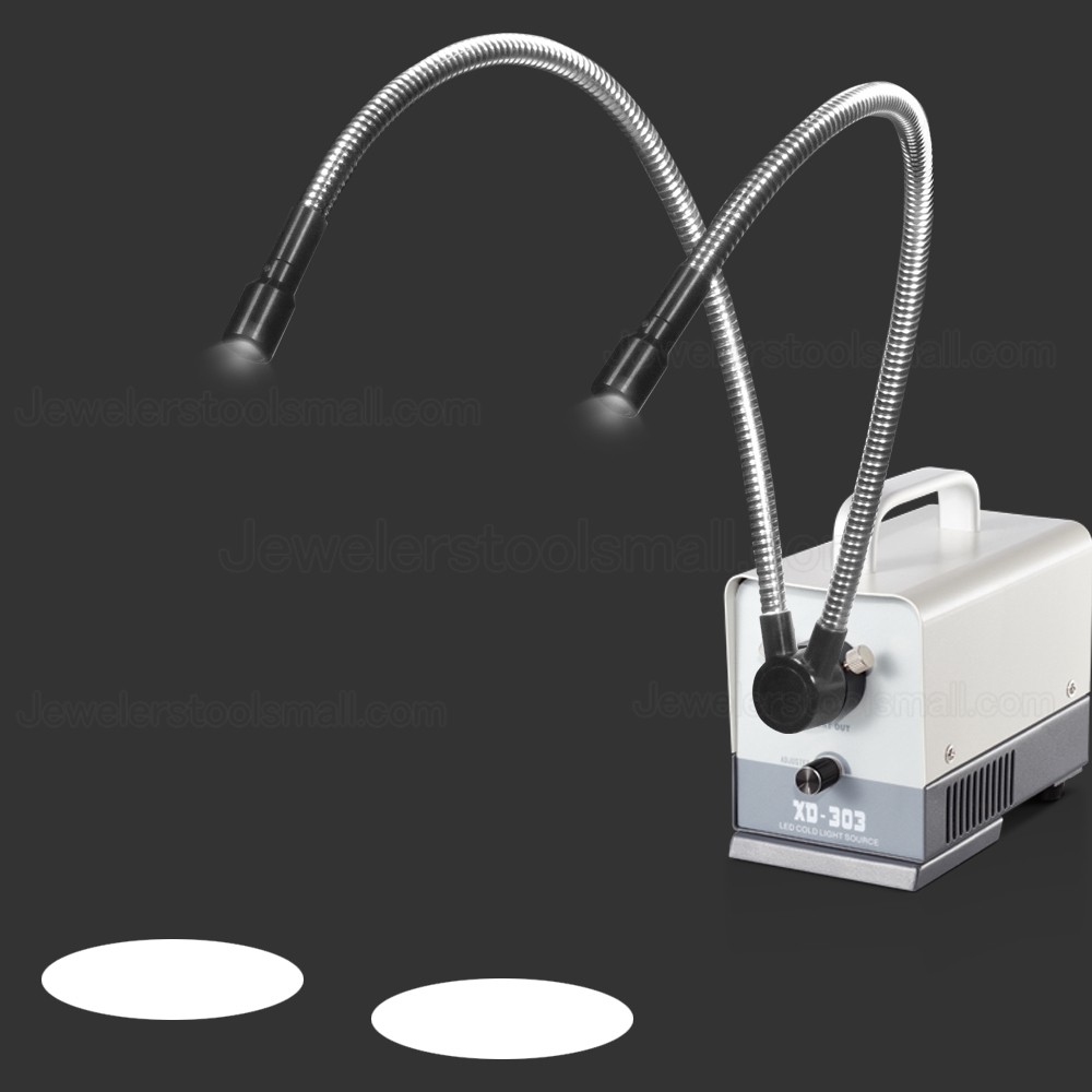Portable LED 20W Cold Light Source Optical Fiber Jewelry Identification Industrial Inspection
