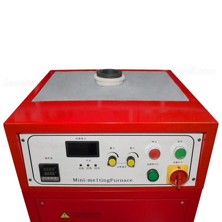 1-3KG Industrial Furnace For Melting Gold Silver Copper Brass Melting Furnace With Temp 1200 Degree