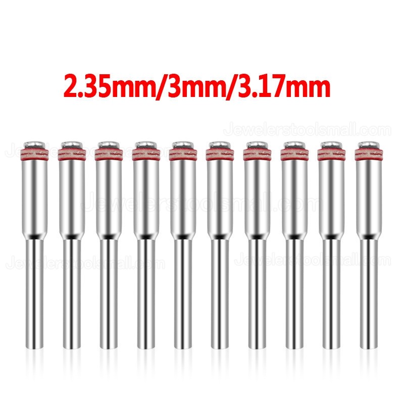 10Pcs Shank Polishing Wheel Mandrels Cutting Cut-off Wheel Holder Mandrel Rotary Dremel Shaft Burs