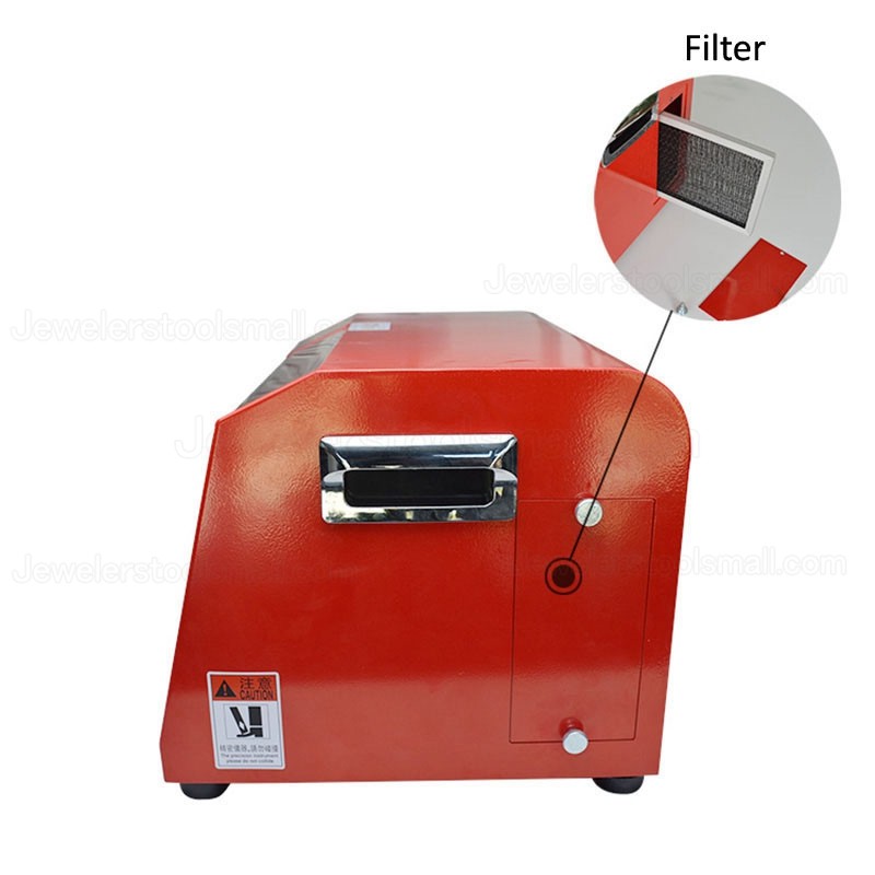 4200RPM Jewelry Polishing Buffing Machine Cloth Wheel Polisher DM-8 with Dust Collector Brench