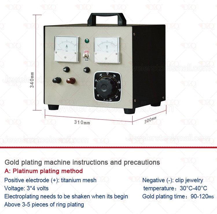 Jewelry Making Machine Gold Electroplating Machine Electroplate Rectifier Silver Plating