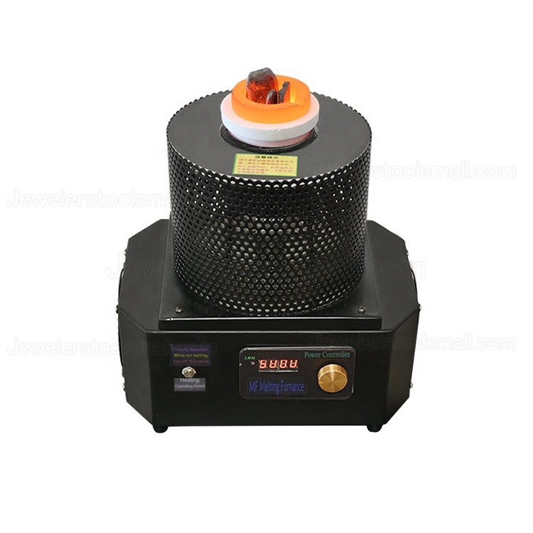 Mini Portable Induction Melting Furnace For Gold Silver Steel Smelting Machine