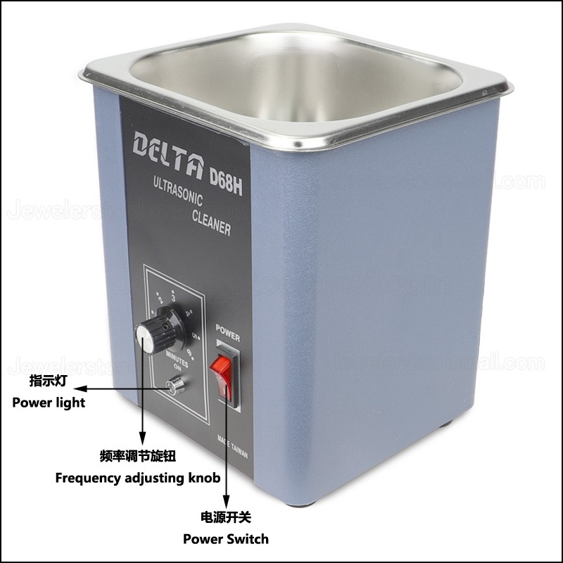 2L Digital Ultrasonic Cleaner Machine with Timer and Heating Fuction for Glasses Jewelry