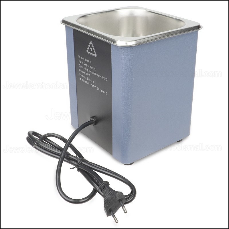 2L Digital Ultrasonic Cleaner Machine with Timer and Heating Fuction for Glasses Jewelry