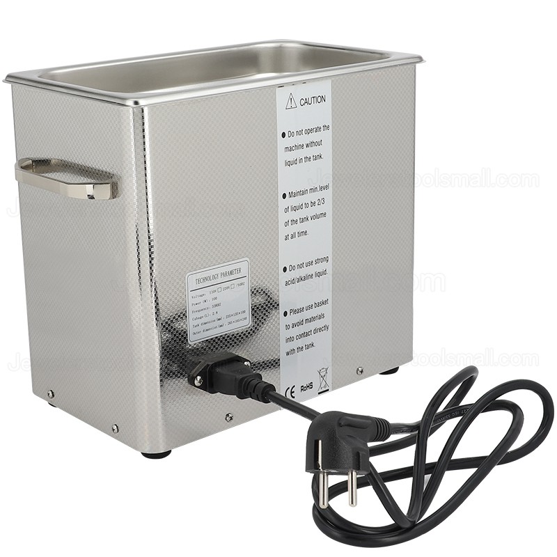 2.8L 80W Digital Ultrasonic Cleaner Machine For Gold Sliver Jewelry Glasses