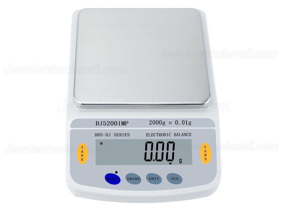 2kg x 0.01g Jewelry Electronic Balance Digital Jewelry Scale Counting Table Top Laboratory Balance