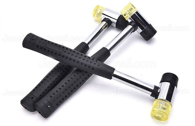 Multifunctional 25mm 30mm 35mm 40mm Double Face Tap Hammer Nylon Head Rubber Mallet