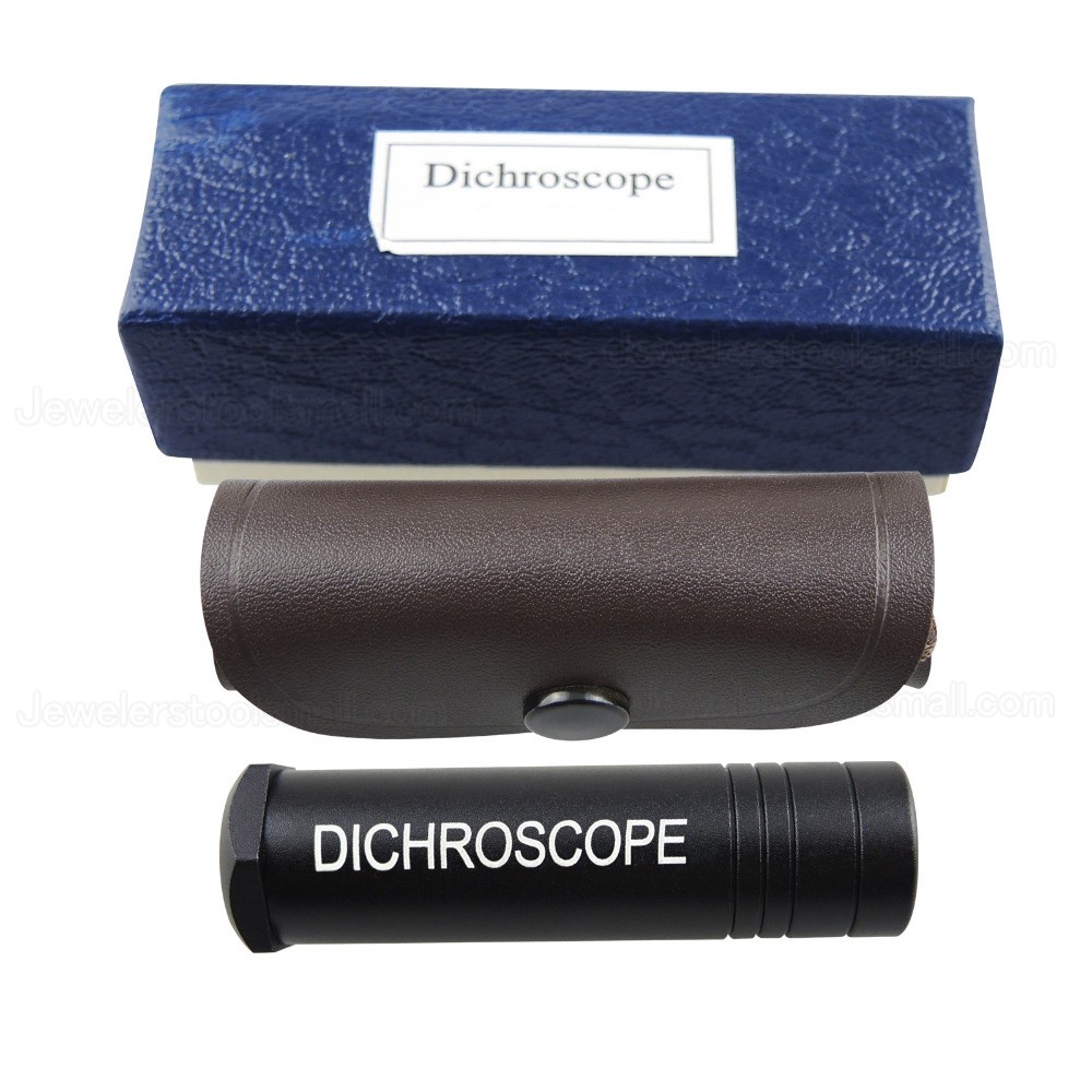 Handheld Heavy Duty Calcite Dichroscope Trichoic Gem & Gemstones Gemological Testing Jeweler Tool Metal Body