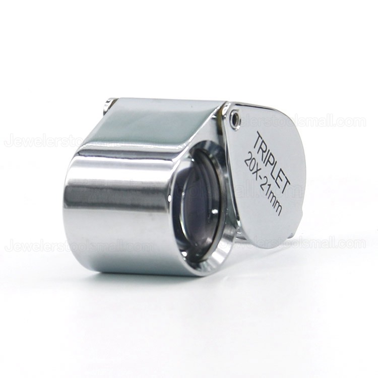 20X Magnification Triplet Mini Size Single Eye Gem Jewelry Diamond Water Droplet Shape Loupe