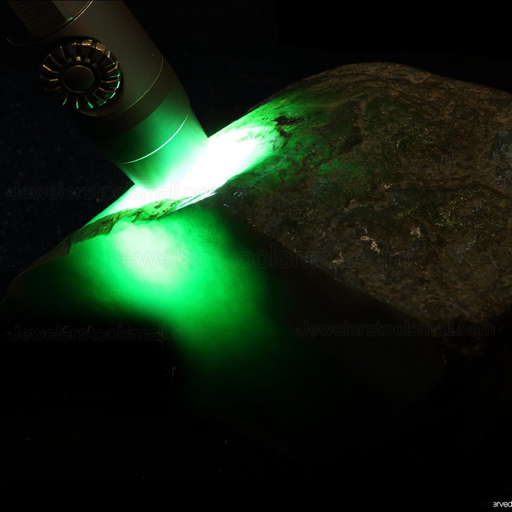 Professional Gemstone Identification Flashlight UV Light 3000mW 365nm Diamond Amber Torch