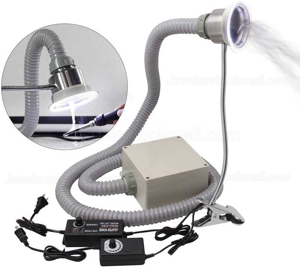 Potable Fume Extractor Solder Smoke Absorber Welding Fume Extractor for Jewelry Making Polishing Engraving Repair