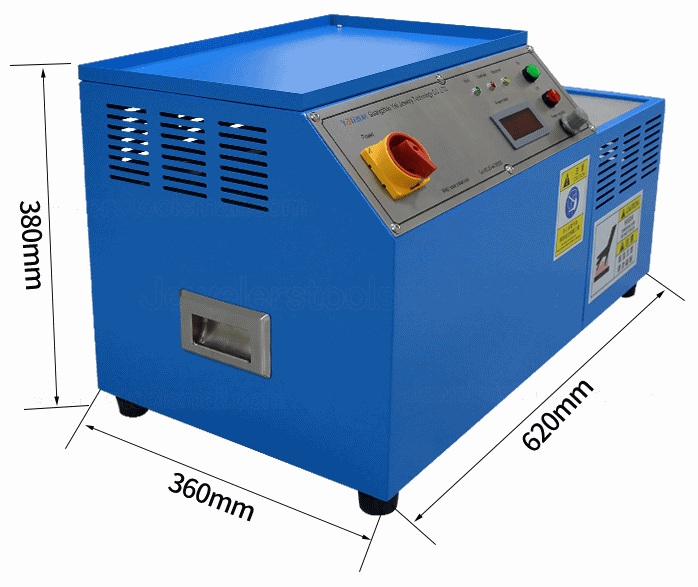 1KG Induction Smelting Furnace to Smelt Platinum Gold, Silver Jewelry Making Machine