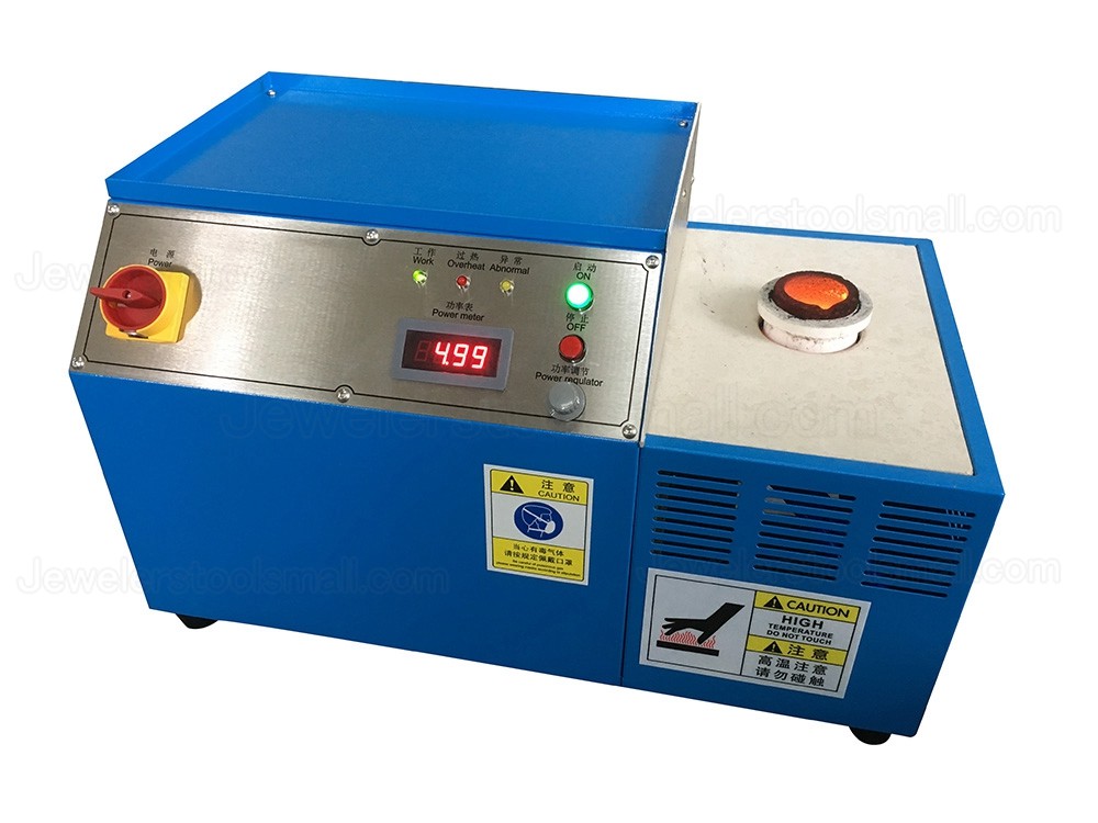 1KG/2KG/3KG Capacity Smelting Furnace to Smelt Platinum & Palladium Specially Jewelry Making Machine