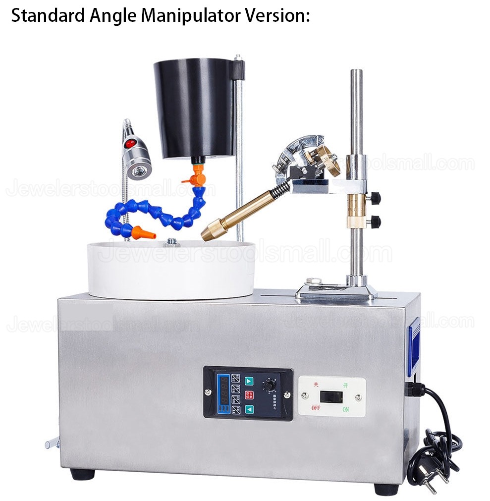 180W Automatic Gem Faceting Machine for Gemstone Lapidary Grinding Polishing Cutting 3000RPM