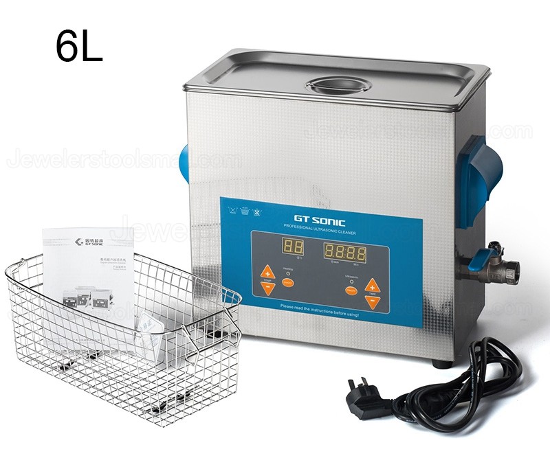 GT SONIC QTD-Series 2-27L Digital Ultrasonic Cleaner 100-500W with Heating Function