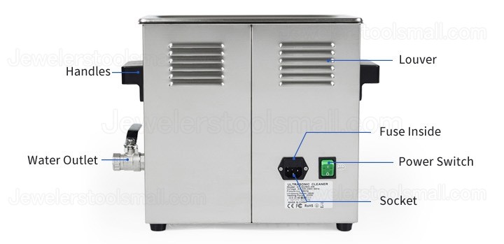 GT SONIC D-Series 2-27L Digital Ultrasonic Cleaner 100-500W with Hot Water Cleaning