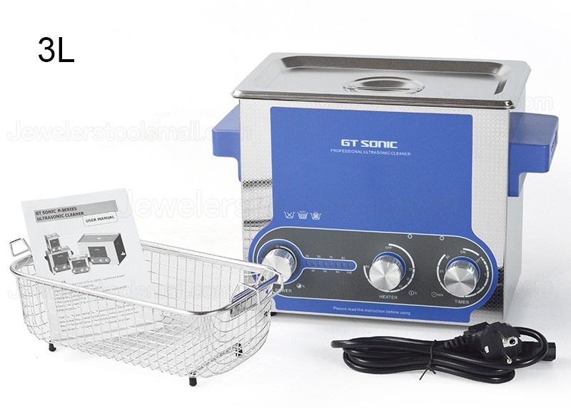GT SONIC P-Series 2-27L Power Adjustment Ultrasonic Cleaner 100-500W with Heating Function
