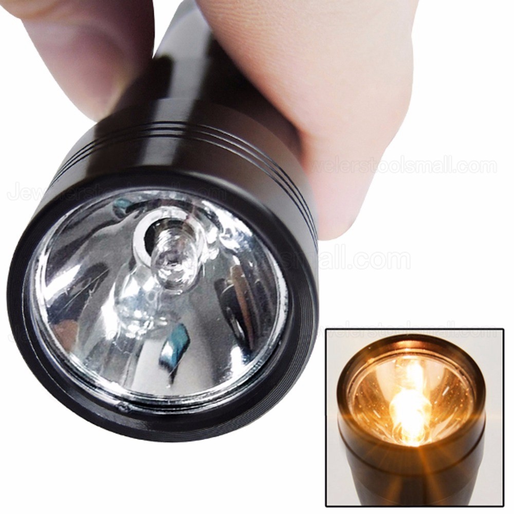 Polariscope Gemstone Moisanite Diagnose Tester Gemology Gem Tool LED Flashlight