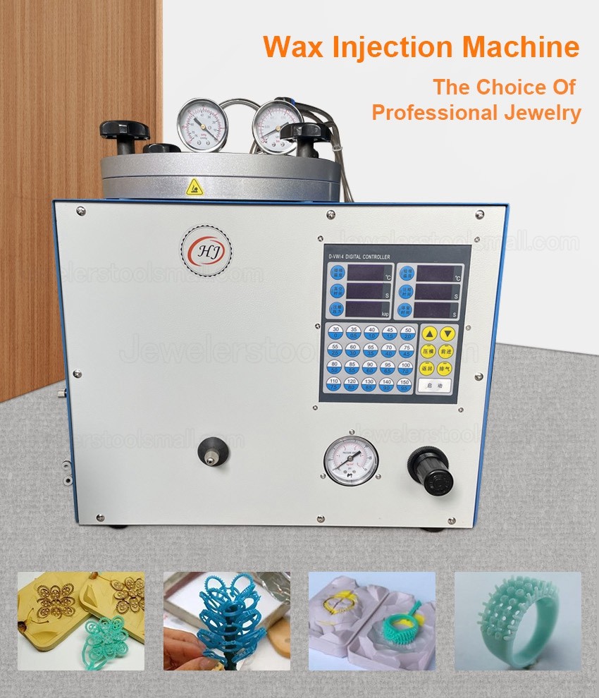 Professional Jewelry Wax Injector Jewellery Digital Vacuum Wax Injector Machine