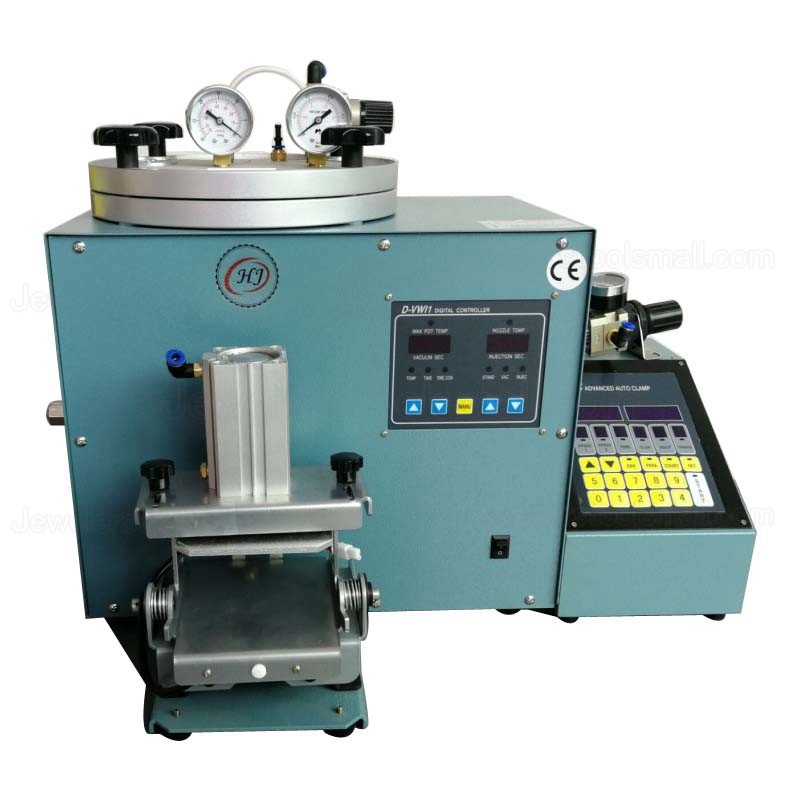 Jewelry Rubber Mold Making Tools Digital Vacuum Wax Injector Machine