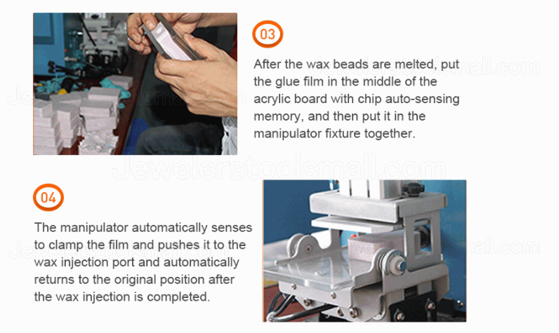 Jewelry Rubber Mold Making Tools Digital Vacuum Wax Injector Machine