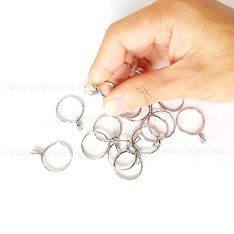 100Pcs Jewelry Making Tools Jewellery Setting Ring Holder