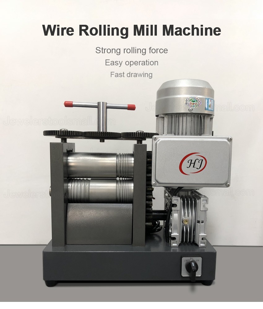 Jewelry Making Machine Electric Rolling Mill for jewelry Manufacture 0.5HP Mini Electric Rolling Mill