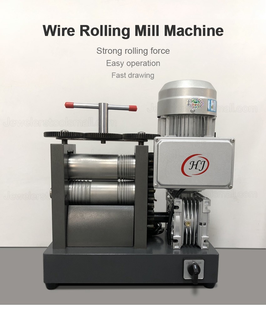 0.5HP Electric Steel Wire Rolling Mill Machine for Jewelry Making